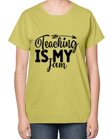 Teaching Is My Jam 1481# - teacher-  Ladies T-Shirt