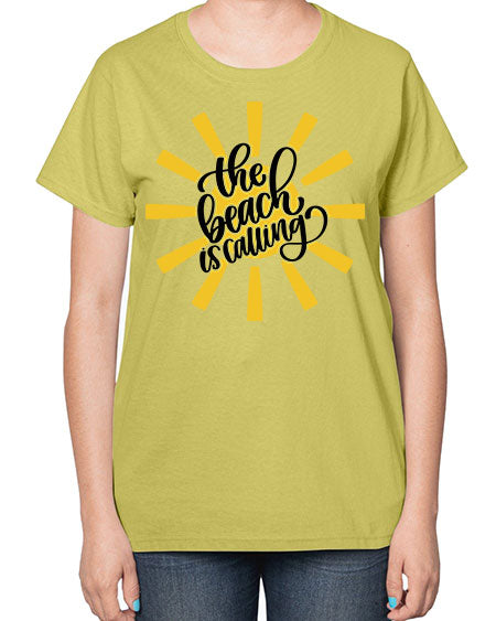 The Beachy Is Calling Style 10# - summer-  Ladies T-Shirt
