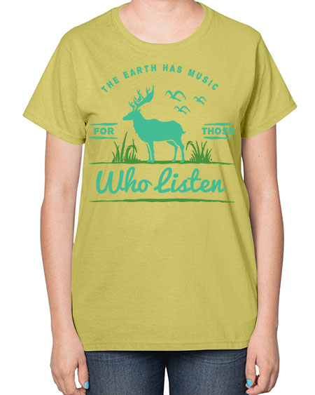 The Earth Has Music 15# - nature-  Ladies T-Shirt