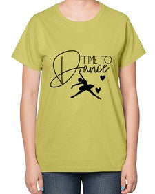 Time to dance 200# - ballet-  Ladies T-Shirt