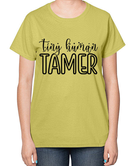 Tiny Human Tamer 467# - kids-  Ladies T-Shirt