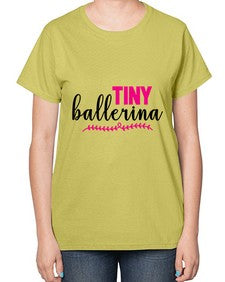 Tiny ballerina 202# - ballet-  Ladies T-Shirt