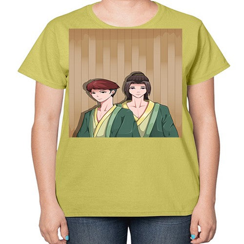 Two man in a hot spring 18# - anime-  Ladies T-Shirt