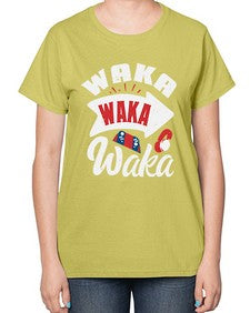 Waka Waka Waka 50# - video games-  Ladies T-Shirt