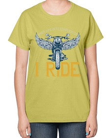 When life gets complicated 76# - motorcycle-  Ladies T-Shirt