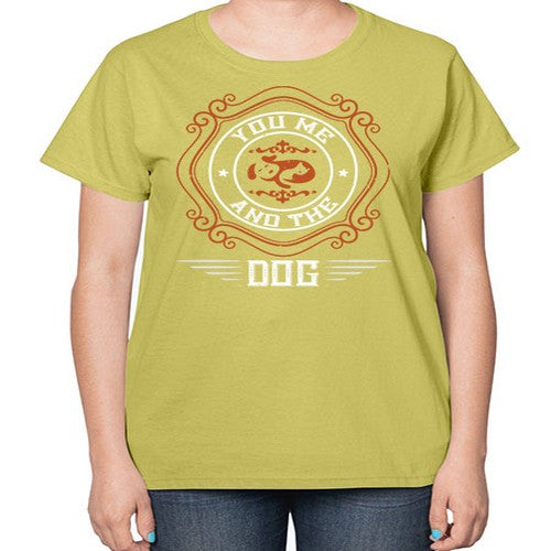 You Me And The Dogs Style 134# - dogs-  Ladies T-Shirt