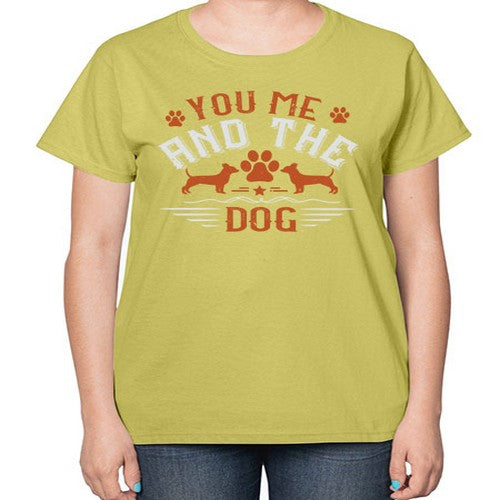 You Me And The Dogs Style 136# - dogs-  Ladies T-Shirt