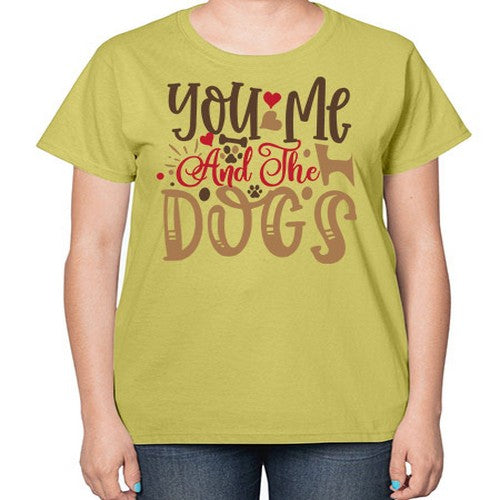 You Me And The Dogs Style 52# - dogs-  Ladies T-Shirt