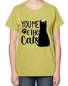 You Me The Cat Style 110# - cats-  Ladies T-Shirt