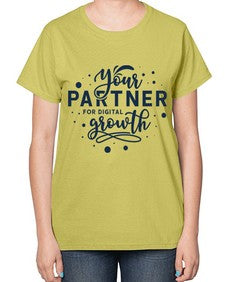 Your Partner for Digital Growth 1# - internet-  Ladies T-Shirt