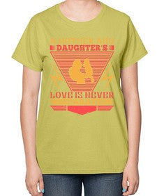a mother and daughters love is never separated 26# - parents day-  Ladies T-Shirt