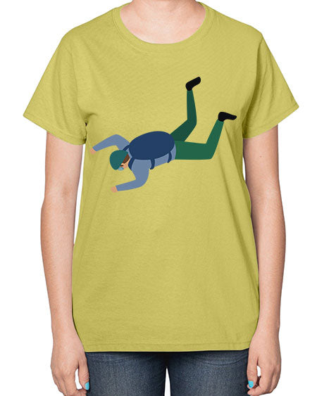 all in one 01# - parachute-  Ladies T-Shirt