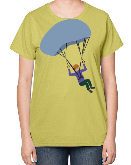 all in one 06# - parachute-  Ladies T-Shirt