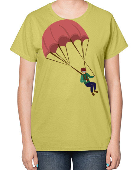 all in one 07# - parachute-  Ladies T-Shirt