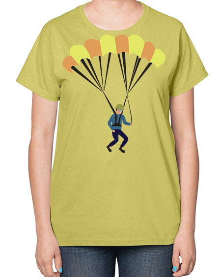all in one 08# - parachute-  Ladies T-Shirt