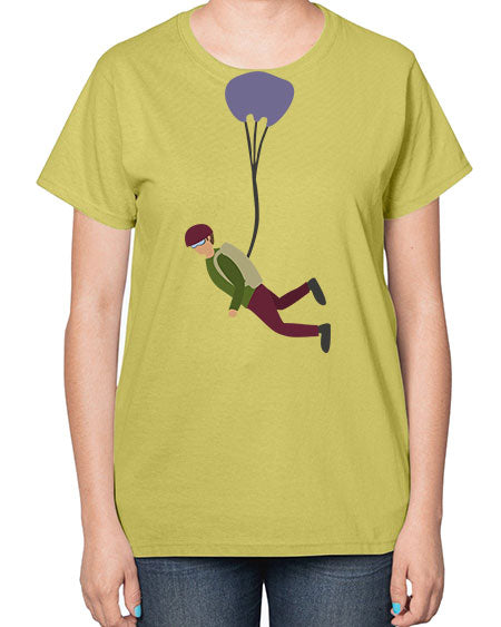 all in one 09# - parachute-  Ladies T-Shirt