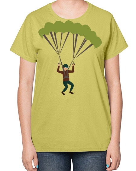all in one 11# - parachute-  Ladies T-Shirt