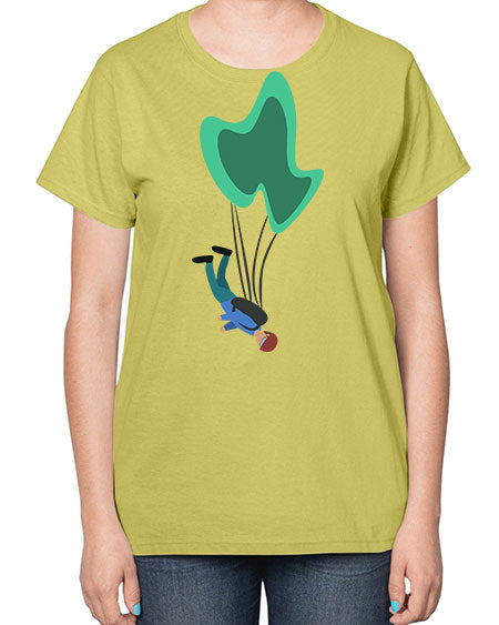 all in one 12# - parachute-  Ladies T-Shirt