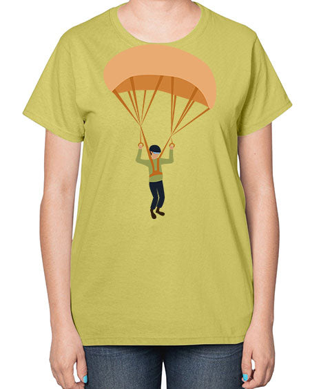 all in one 13# - parachute-  Ladies T-Shirt