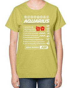 aquarius 85# - aquarius-  Ladies T-Shirt