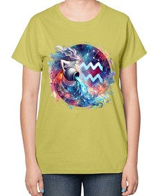 aquarius 90# - aquarius-  Ladies T-Shirt