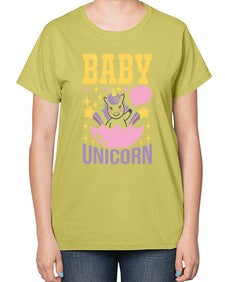 baby unicorn 18# - unicorn-  Ladies T-Shirt
