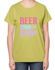 beer babe 44# - beer-  Ladies T-Shirt