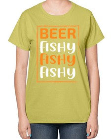 beer fishy fishy fishy 645# - beer-  Ladies T-Shirt