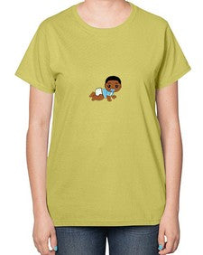 black baby boy 1# - black boys or men-  Ladies T-Shirt