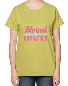 blessed godfather 102# - god parent-  Ladies T-Shirt