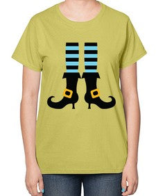 bluewitchlegs 47# - witch-  Ladies T-Shirt