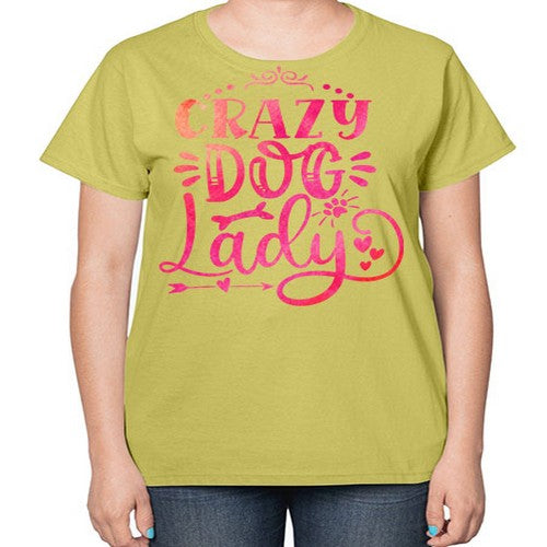 crazy dog lady 71# - dogs-  Ladies T-Shirt