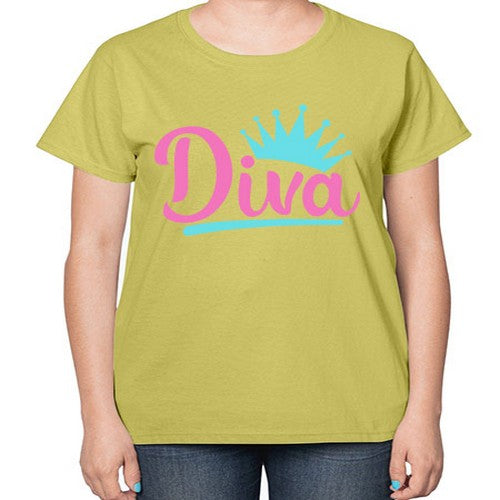 diva Style 121# - dogs-  Ladies T-Shirt