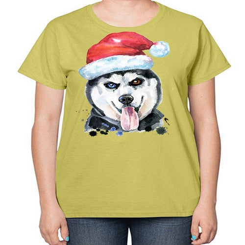 dog hat 104# - dogs-  Ladies T-Shirt