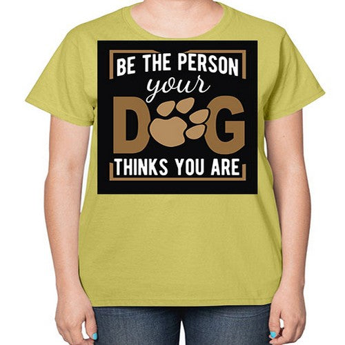 dog with backround png 94# - dogs-  Ladies T-Shirt