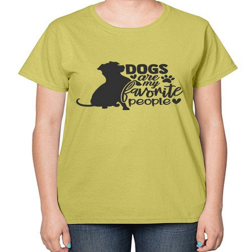 dogsaremyfavoritepeople 140# - dogs-  Ladies T-Shirt