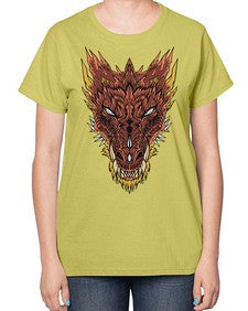 dragon 176# - dragon-  Ladies T-Shirt