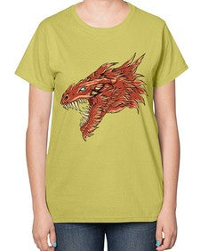 dragon 184# - dragon-  Ladies T-Shirt