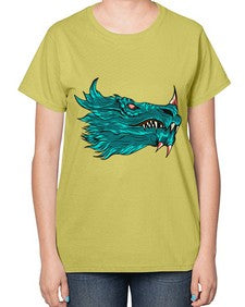 dragon 186# - dragon-  Ladies T-Shirt