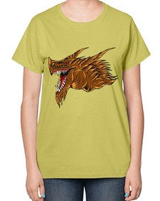 dragon 187# - dragon-  Ladies T-Shirt