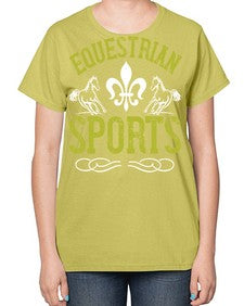 equestrian sports Style 55# - horse-  Ladies T-Shirt