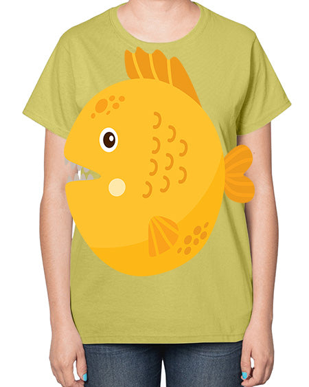 fish 55# - shark-fish-  Ladies T-Shirt