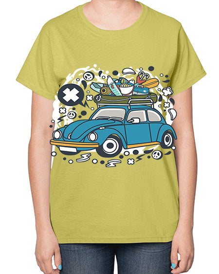 fishing tour 42# - shark-fish-  Ladies T-Shirt