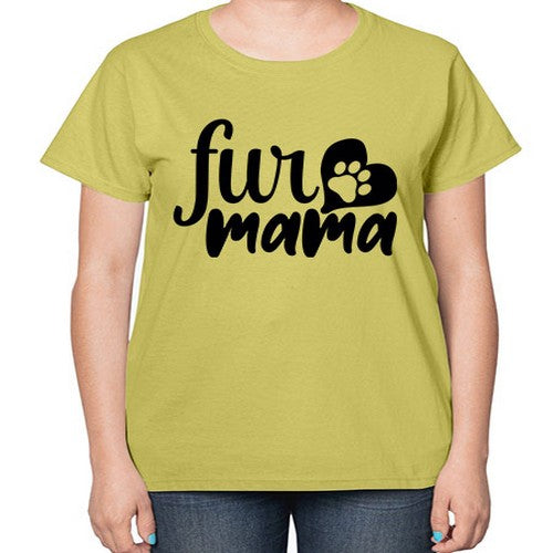 fur mama Style 89# - dogs-  Ladies T-Shirt