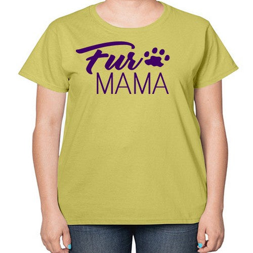 fur mama - dogs-  Ladies T-Shirt