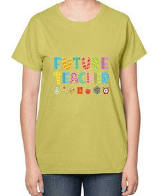future teacher 214# - teacher-  Ladies T-Shirt