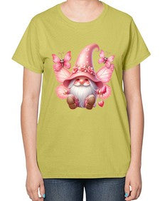 gnome with butterfly 02# - gnome-  Ladies T-Shirt