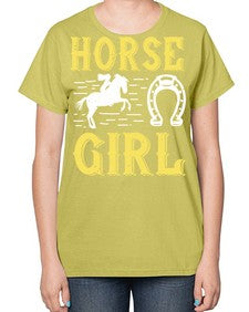 horse girl Style 51# - horse-  Ladies T-Shirt