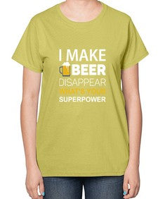 i make beer 1145# - beer-  Ladies T-Shirt