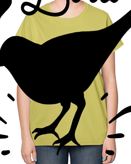 if you are a bird i am a bird 53# - birds-  Ladies T-Shirt
